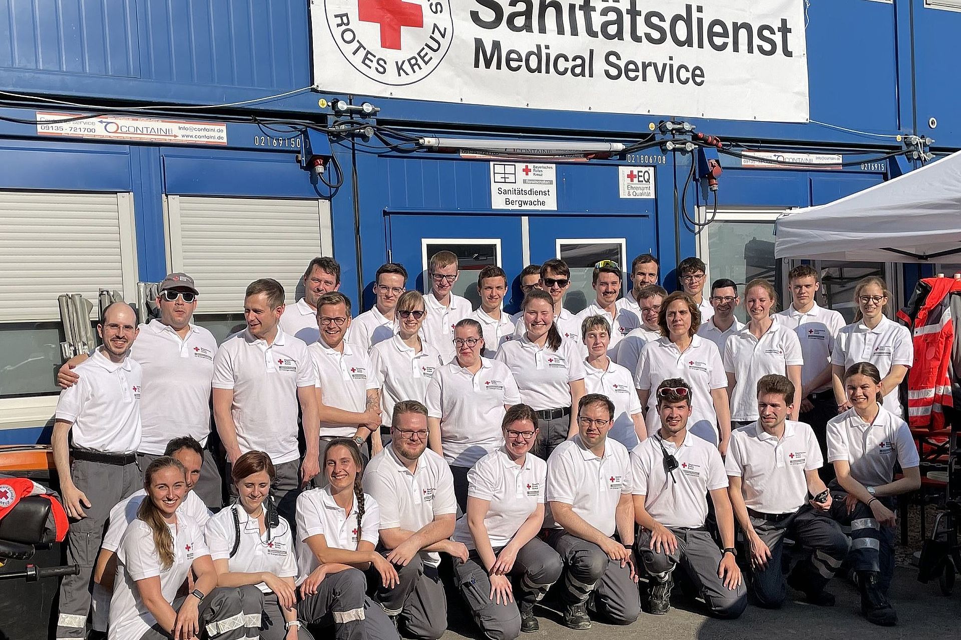 Gruppenbild der BRK Bereitschaft Erlangen 2